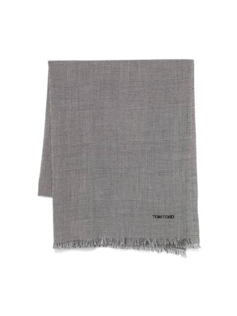TOM FORD Prince of Wales scarf