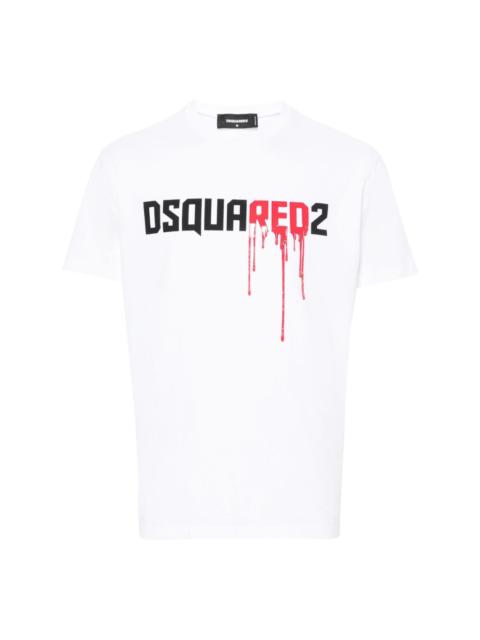 logo-print cotton T-shirt