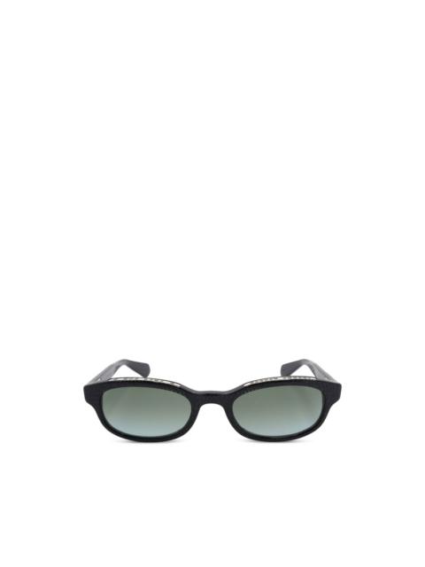 Chrome Hearts Lowrider glitter-effect sunglasses