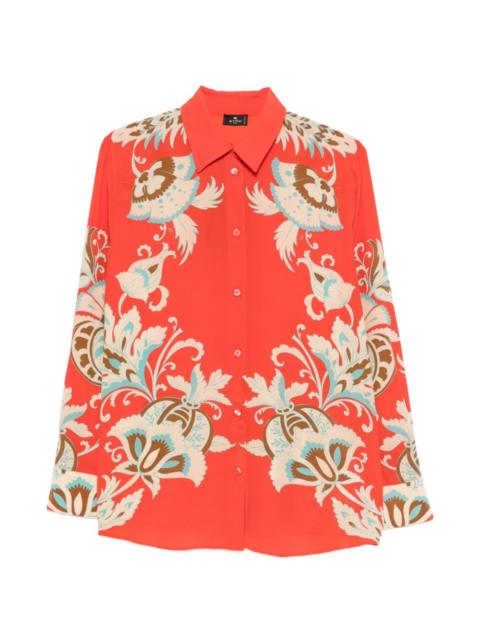 Etro floral-print shirt