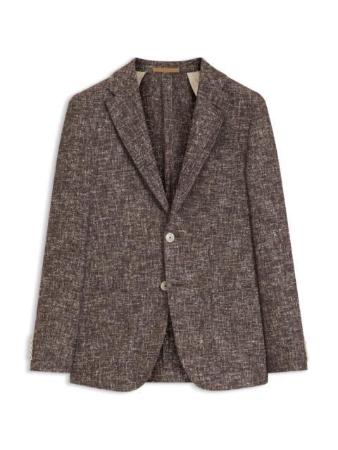 BOSS SLIM-FIT BLAZER IN MICRO-PATTERNED FABRIC