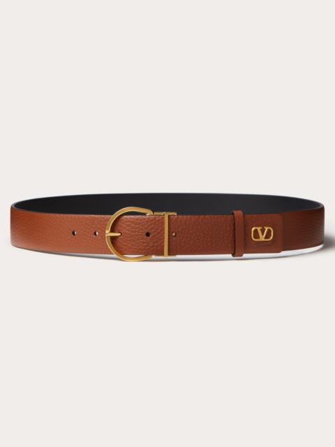 Valentino MINI VLOGO SIGNATURE CALFSKIN BELT 35MM / 1.3 IN.