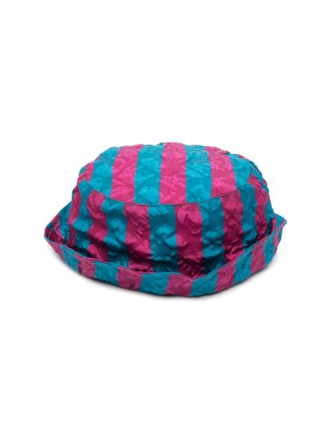 SUNNEI striped bucket hat