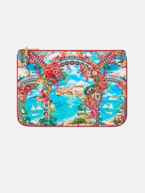 CAMILLA SMALL CANVAS CLUTCH