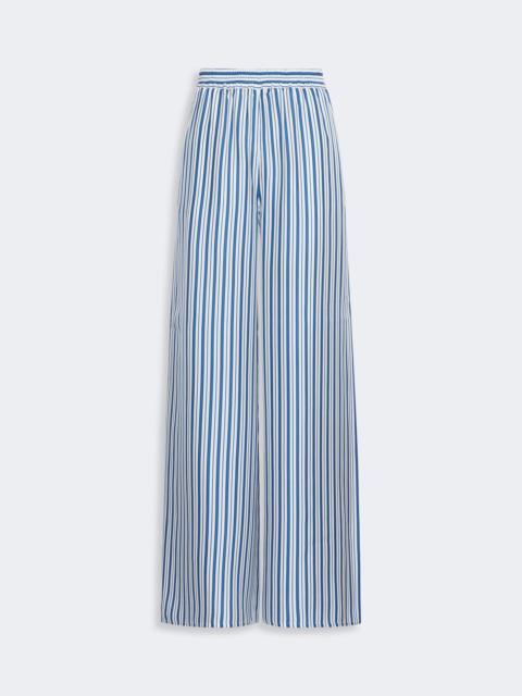 Max Mara ELISEO Printed silk relaxed trousers - SILK