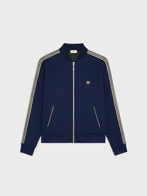 tracksuit jacket in double face jersey