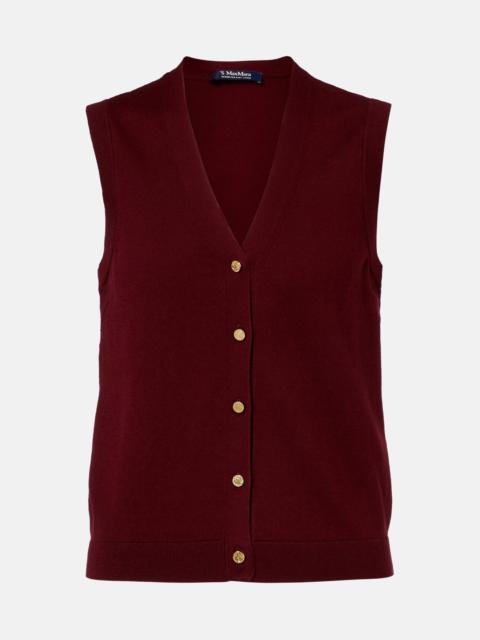 'S Max Mara Cotton and silk vest