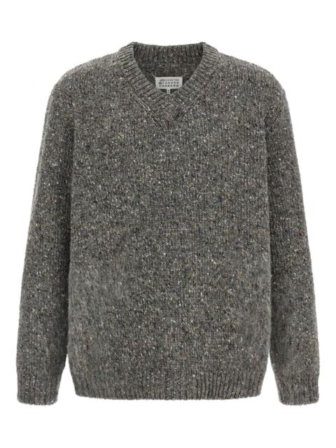 Maison Margiela V-neck dropped-shoulder sweater