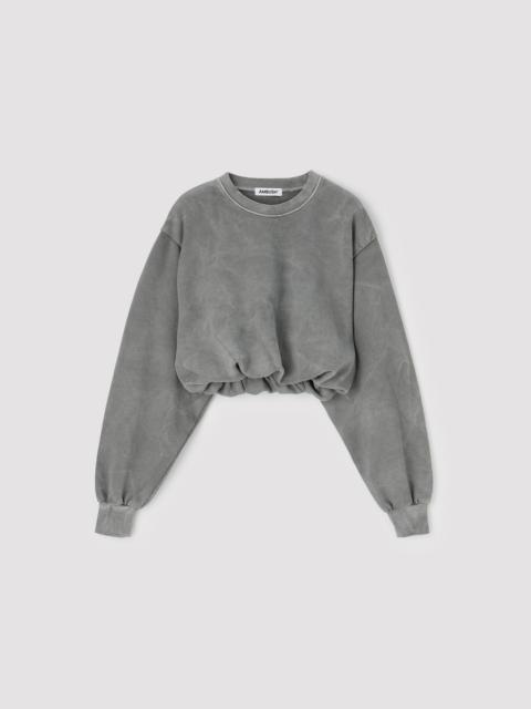 Ambush WASHED CROPPED CRENECK SWEATSHIRT