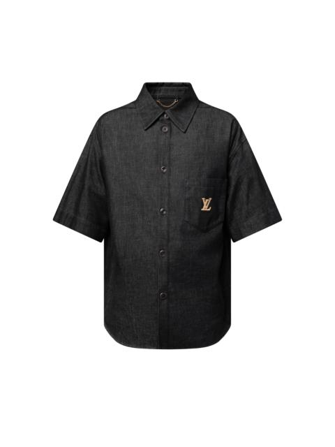 Louis Vuitton Short-Sleeved Chambray Shirt