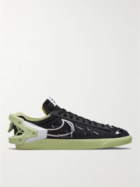 + ACRONYM Blazer Felt-Trimmed Suede and TPU Sneakers