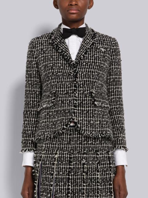Thom Browne Check Cashmere Tweed High Armhole Sport Coat