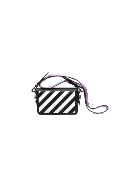 Off-White Diag Mini Flap Shoulder Bag 'Black/White'