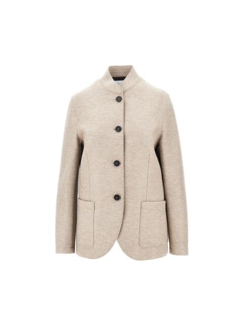 Harris Wharf London PRESSED WOOL NEHRU JACKET