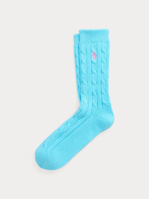 Polo Ralph Lauren Cable-Knit Crew Socks