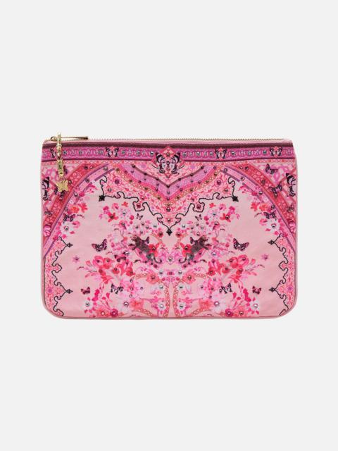 CAMILLA SMALL CANVAS CLUTCH