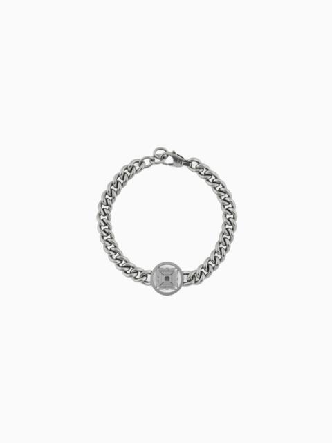 EMPORIO ARMANI STAINLESS STEEL CHAIN BRACELET