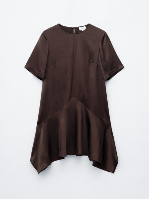 & Other Stories Handkerchief Hem Mini Dress