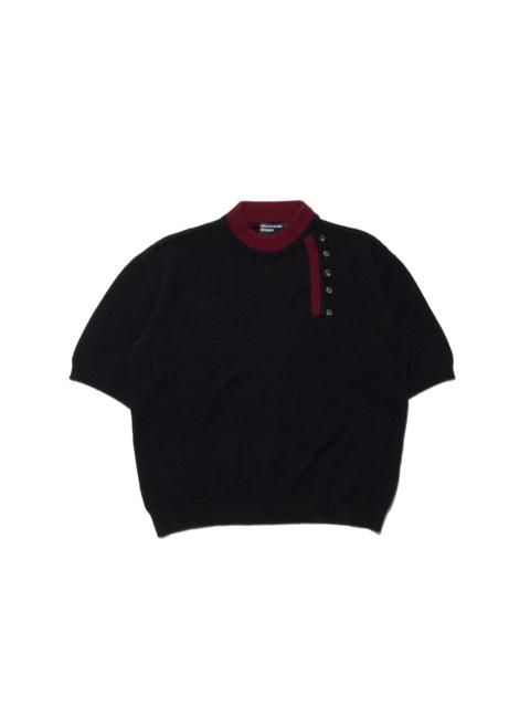 Enfants Riches Déprimés EDDIE PLACKET SHORT SLEEVE KNIT