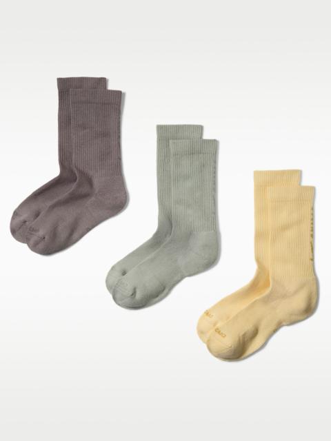 Nike NikeSKIMS Dri-FIT Women's Dri-FIT Crew Socks (3 Pairs)