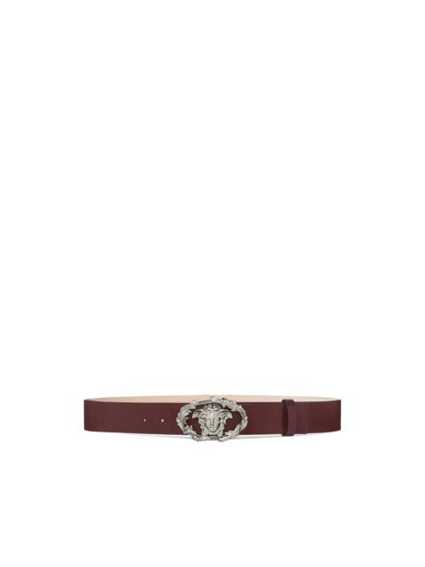 VERSACE medusa-head leather belt