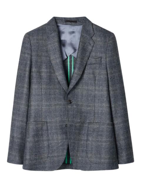 Paul Smith plaid-pattern single-breasted blazer