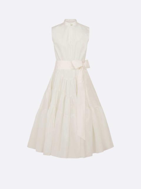 Dior Mid-Length Dress with Tied Belt