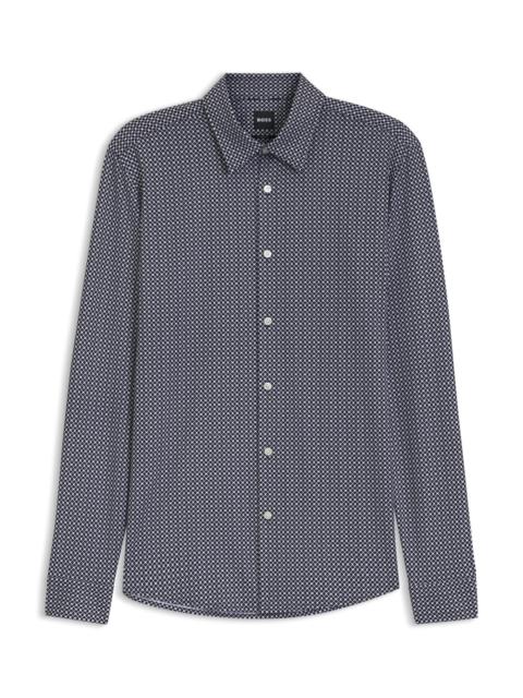 BOSS SLIM-FIT PRINTED SHIRT