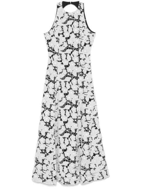 ROTATE broderie-anglaise A-line midi dress