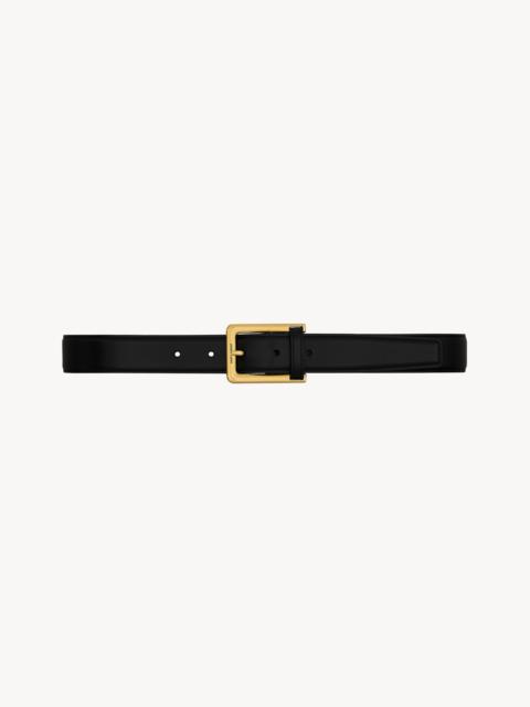 LEATHER-LOOP BELT IN LEATHER