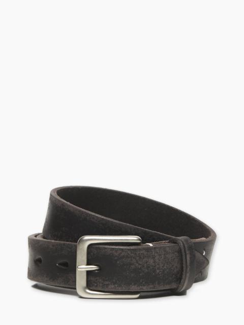 FULLCOUNT FULLCOUNT 6218 WILD LEATHER NARROW BELT BLACK