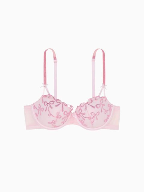 LoveShackFancy PINK x LoveShackFancy Put A Bow On It Balconette Bra