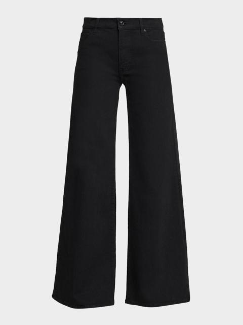 FRAME The Palace Cotton-Blend Wide-Leg Jeans