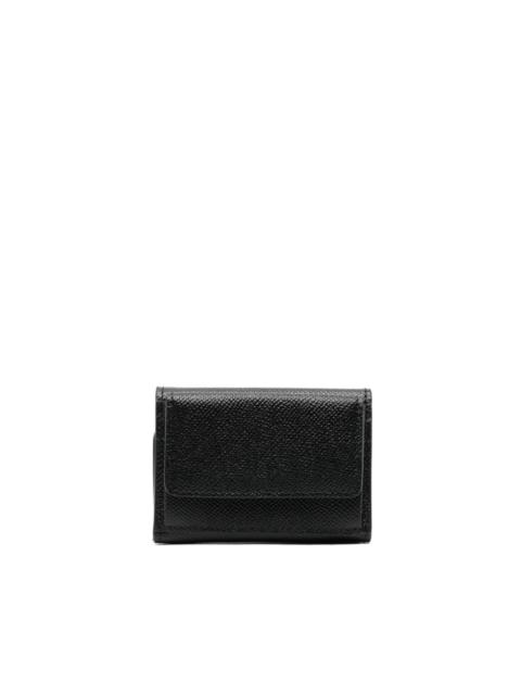 Four Stitch logo leather wallet