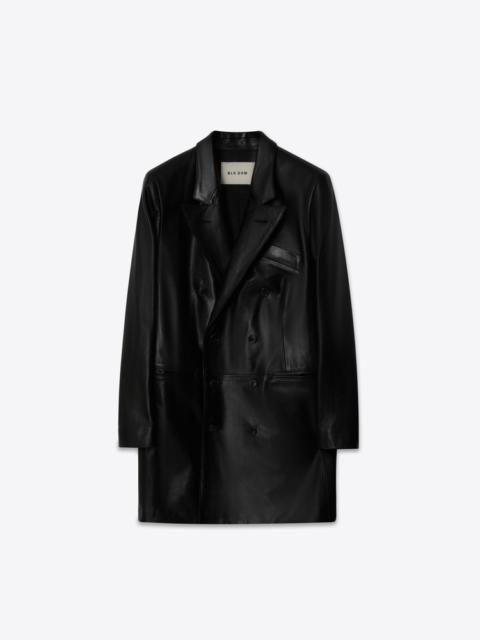 BLK DNM LEATHER BLAZER 88 BLACK