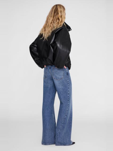 ANINE BING Cyrus Jacket - Black Recycled Leather