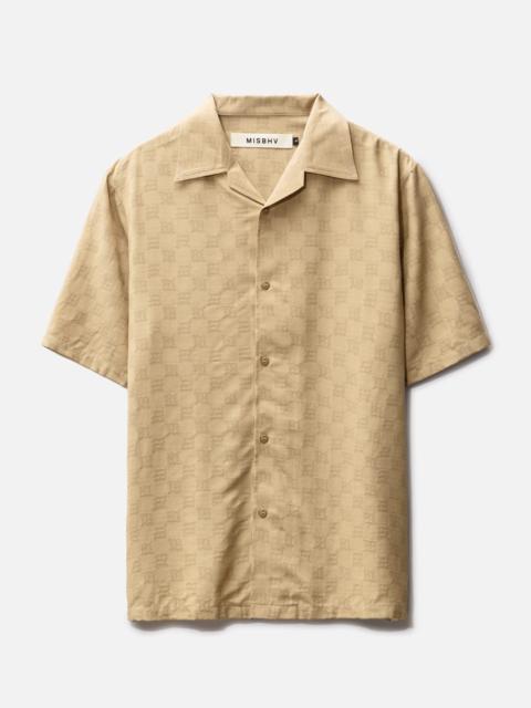 MISBHV MONOGRAM VISCOSE WOOL SHIRT