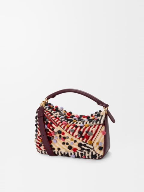 Loewe Small Puzzle bag in embroidered textile