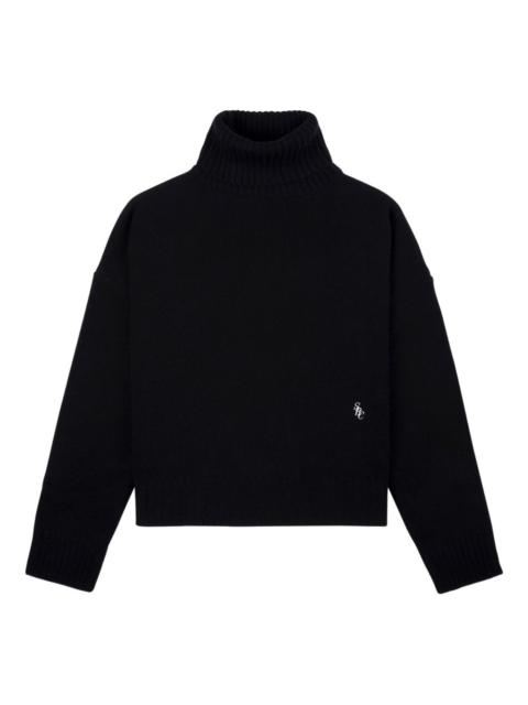 Sporty & Rich logo-embroidered jumper