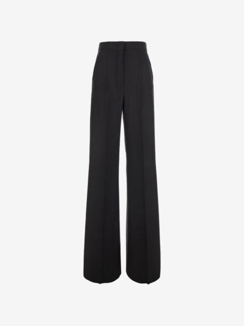 Max Mara pressed-crease wide-leg tailored trousers