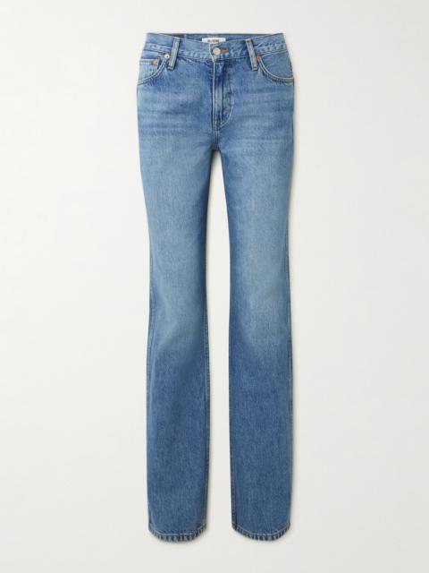 RE/DONE 90s Mid-rise Straight-leg Jeans