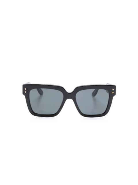 GUCCI rectangular -frame sunglasses