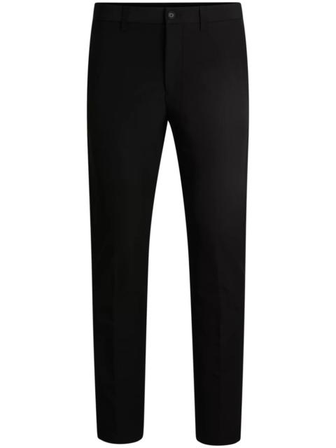 BOSS logo-patch chinos