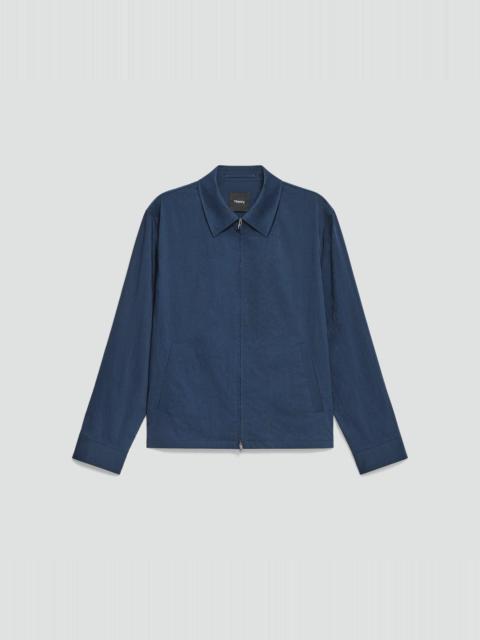 Theory City Zip Jacket in Textured Nylon