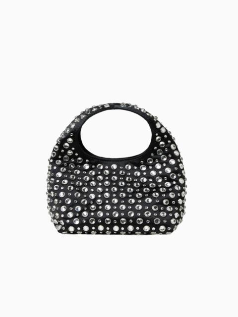 LoveShackFancy Loeffler Randall Kenzie Mini Black Bucket Clutch