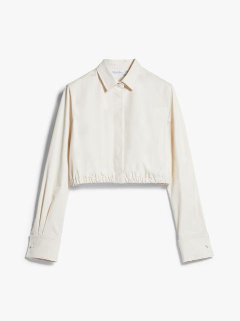 Max Mara TEVERE Stretch cotton twill shirt