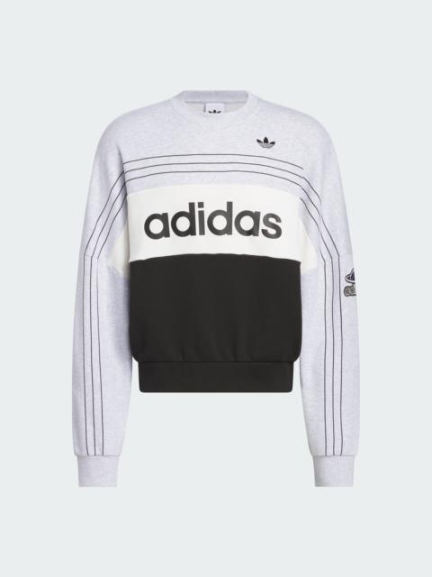 adidas ORIGINALS VARSITY CREWNECK Sweatshirt