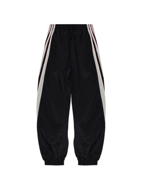 adidas Originals drawstring striped trousers