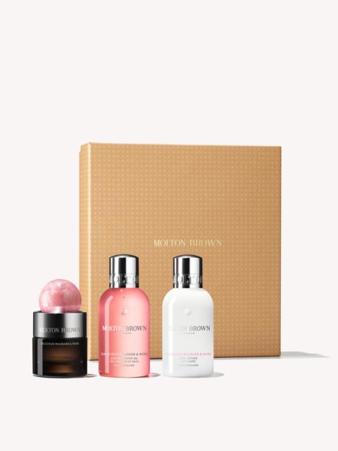 Molton Brown Delicious Rhubarb & Rose Fragrance Layering Set