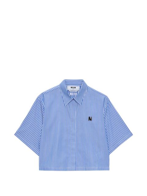 MSGM striped shirt